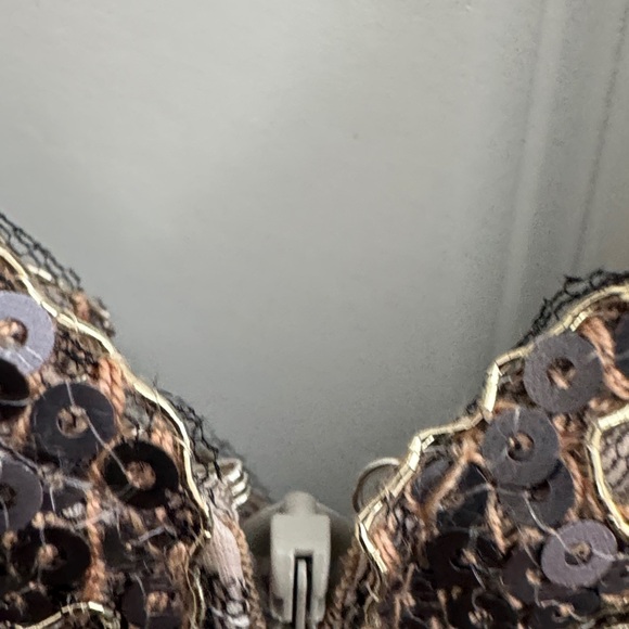 NEW Tadashi Shoji Metallic Lace Elegant Gown - Picture 11 of 16